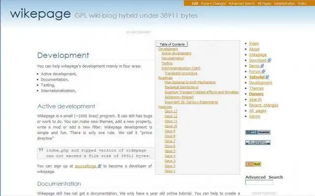 Download web tool or web app Wikepage Wiki / Blog Hybrid Engine