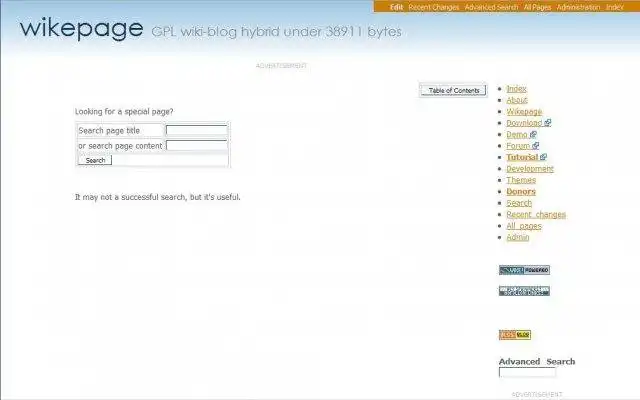 Download web tool or web app Wikepage Wiki / Blog Hybrid Engine