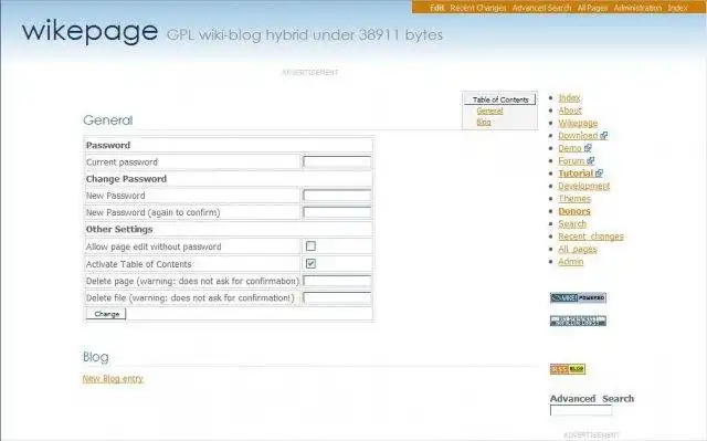 Download web tool or web app Wikepage Wiki / Blog Hybrid Engine