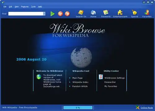 Download web tool or web app WikiProject