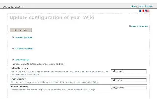Télécharger l'outil Web ou l'application Web Wikiwig