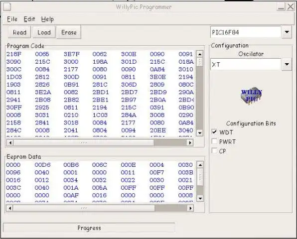 Descargue la herramienta web o la aplicación web WillyPic Programmer para ejecutar en Linux en línea