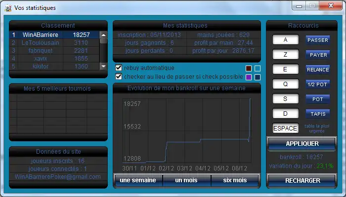 Download web tool or web app WinABarrierePoker to run in Windows online over Linux online