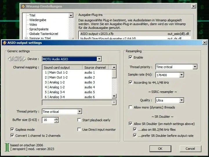 Download web tool or web app Winamp ASIO plugin