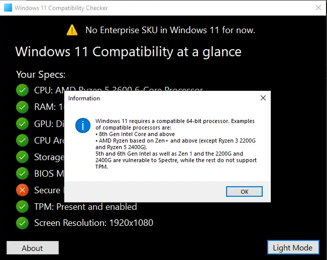Download web tool or web app Windows 11 Compatibility checker