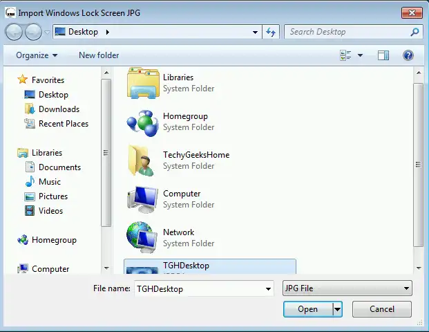 Download web tool or web app Windows 7 Lock Screen Changer
