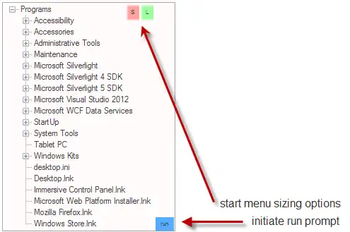 웹 도구 또는 웹 앱 다운로드 Windows 8 시작 메뉴 애플리케이션