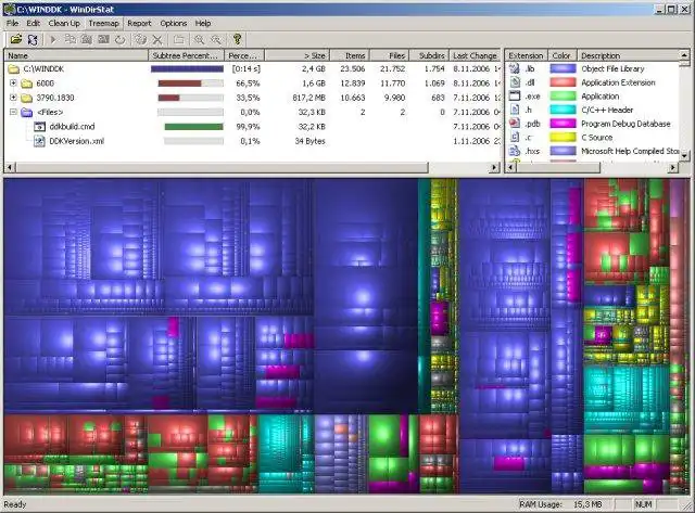 Mag-download ng web tool o web app na Windows Directory Statistics