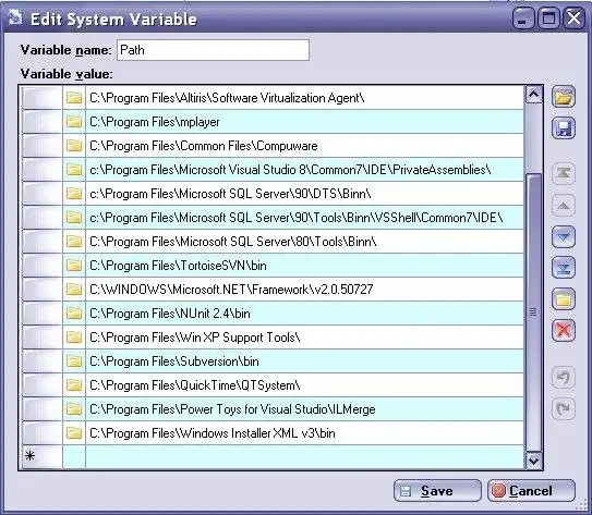 دانلود ابزار وب یا برنامه وب Windows Environment Variables Manager