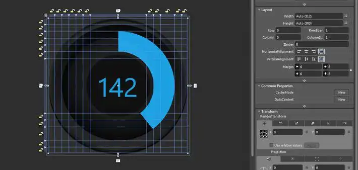 Download web tool or web app Windows Phone Radial Slider