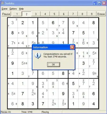 Download web tool or web app Windows Sudoku Puzzle Game to run in Windows online over Linux online