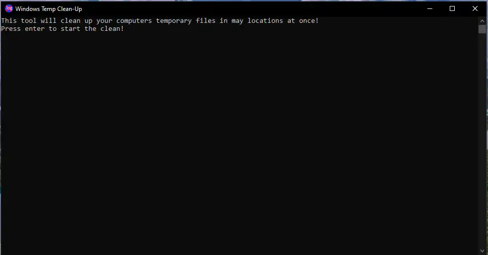 Download web tool or web app Windows Temp Clean-Up Tool Free