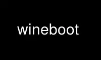 Execute o wineboot no provedor de hospedagem gratuita OnWorks no Ubuntu Online, Fedora Online, emulador online do Windows ou emulador online do MAC OS