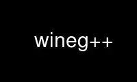 Voer wineg++ uit in de gratis hostingprovider van OnWorks via Ubuntu Online, Fedora Online, Windows online emulator of MAC OS online emulator