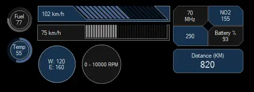 Web aracını veya web uygulamasını indirin WinForm Gauge