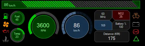 Web aracını veya web uygulamasını indirin WinForm Gauge