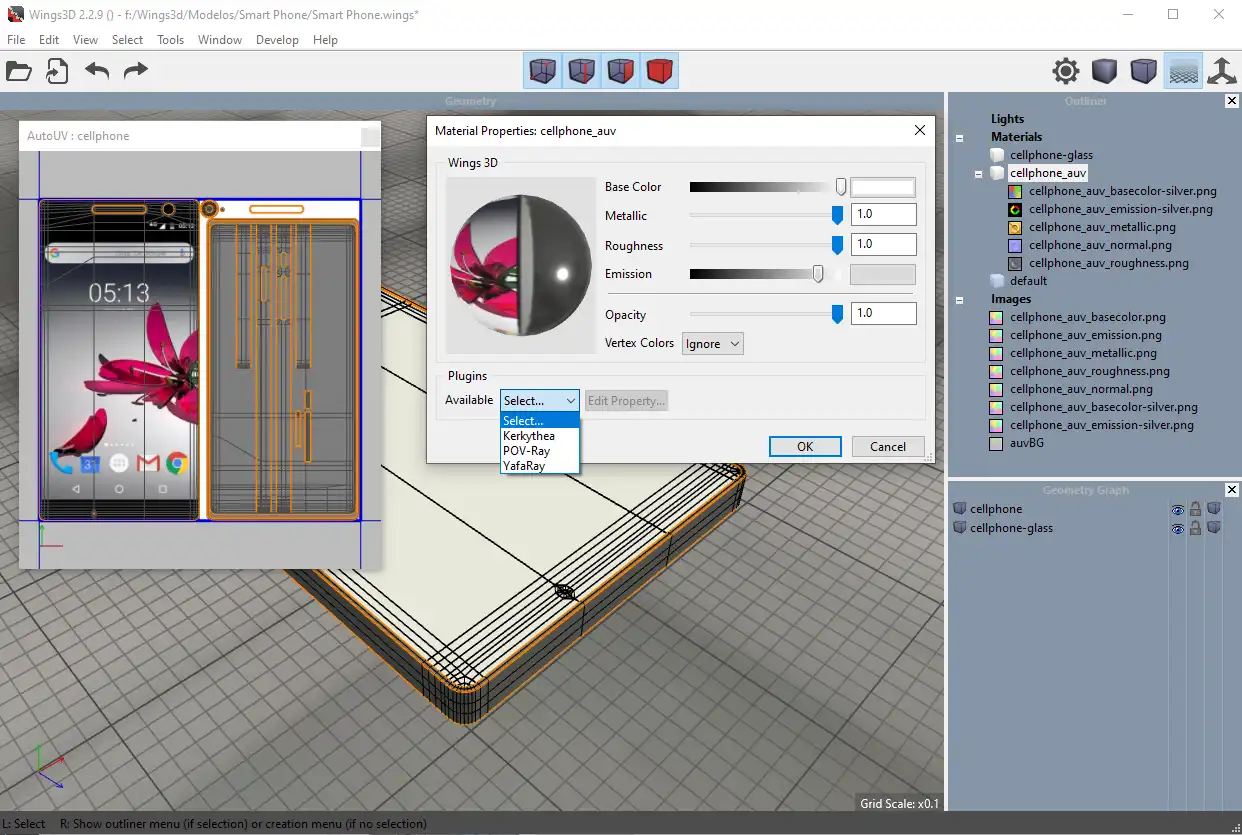 Télécharger l'outil Web ou l'application Web Wings 3D