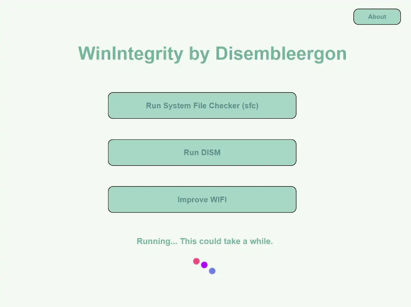 ওয়েব টুল বা ওয়েব অ্যাপ WinIntegrity ডাউনলোড করুন