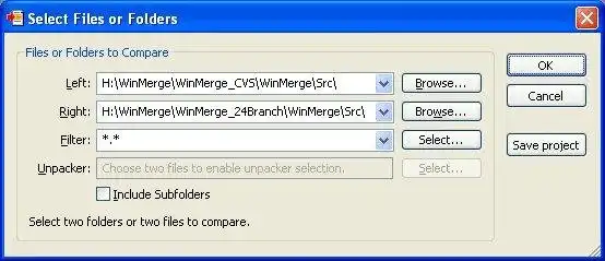 Download web tool or web app WinMerge