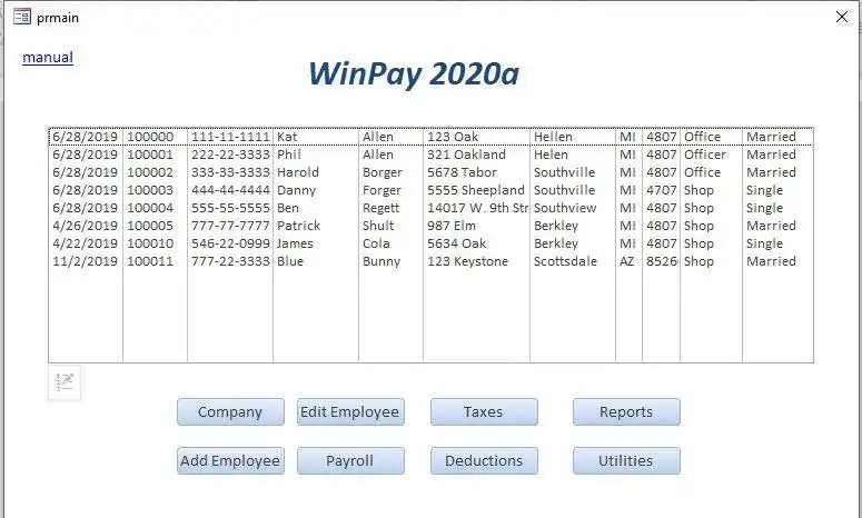 Download webtool of webapp WinPayXL2020