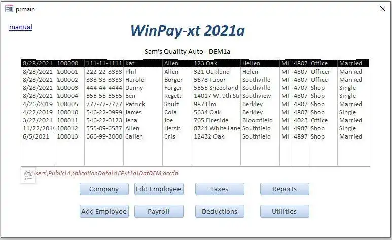 Download web tool or web app WinPayXT2021