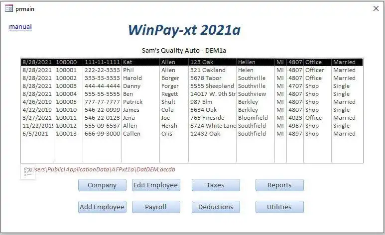 Scarica lo strumento web o l'app web WinPayXT2021