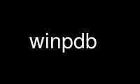 הפעל winpdb בספק אירוח חינמי של OnWorks על אובונטו אונליין, פדורה אונליין, אמולטור מקוון של Windows או אמולטור מקוון של MAC OS