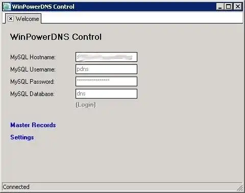 Download web tool or web app WinPowerDNS Control