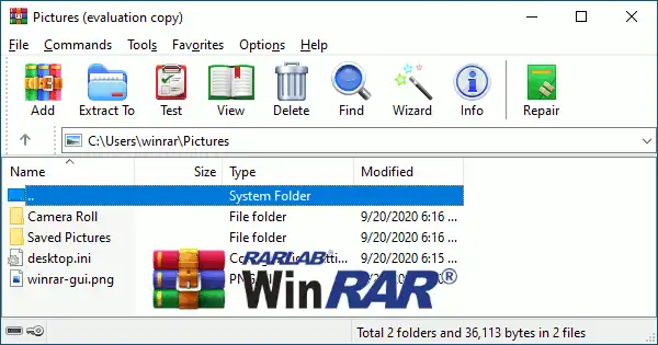 Загрузить веб-инструмент или веб-приложение WinRAR 2023 Последняя версия 32+64 бит