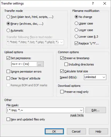 Muat turun alat web atau aplikasi web WinSCP