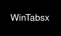 WinTabsx'i Ubuntu Online, Fedora Online, Windows çevrimiçi emülatörü veya MAC OS çevrimiçi emülatörü üzerinden OnWorks ücretsiz barındırma sağlayıcısında çalıştırın