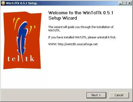 Загрузите веб-инструмент или веб-приложение WinTclTk