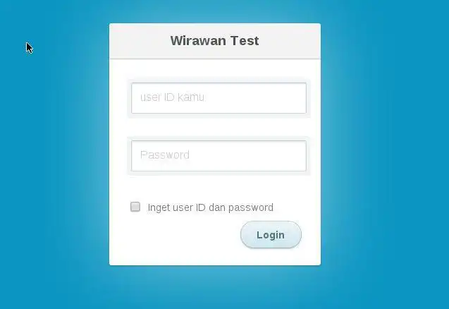 वेब टूल या वेब ऐप डाउनलोड करें Wirawan Test