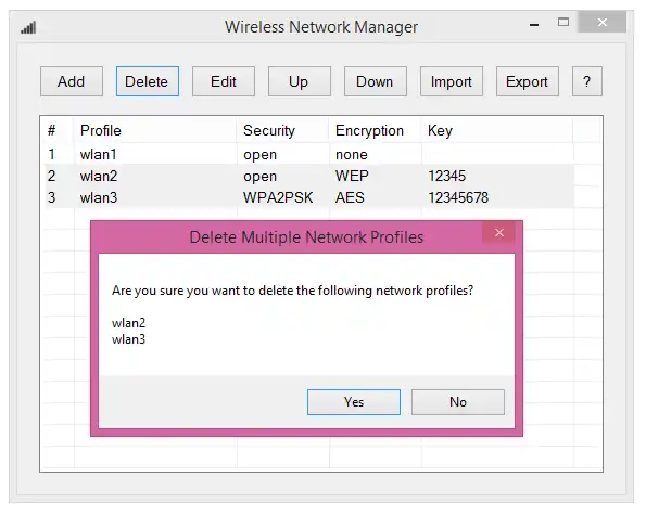 Download web tool or web app Wireless Network Manager