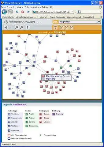 Mag-download ng web tool o web app na Wissensbrowser para tumakbo sa Linux online