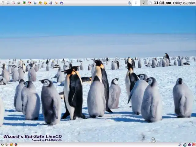 قم بتنزيل أداة الويب أو تطبيق الويب Wizards Kid-Safe LiveCD للتشغيل في Linux عبر الإنترنت