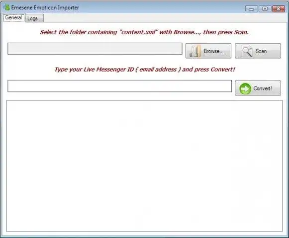 Download web tool or web app WLM2Emesene