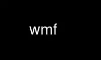 Run wmf in OnWorks free hosting provider over Ubuntu Online, Fedora Online, Windows online emulator or MAC OS online emulator