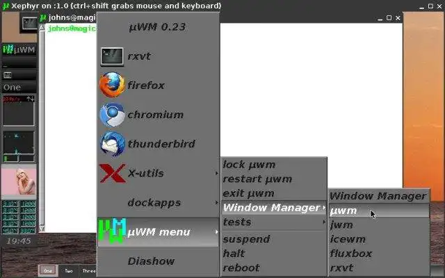 WebツールまたはWebアプリをダウンロードするµwm-（uwm）µ Window Manager