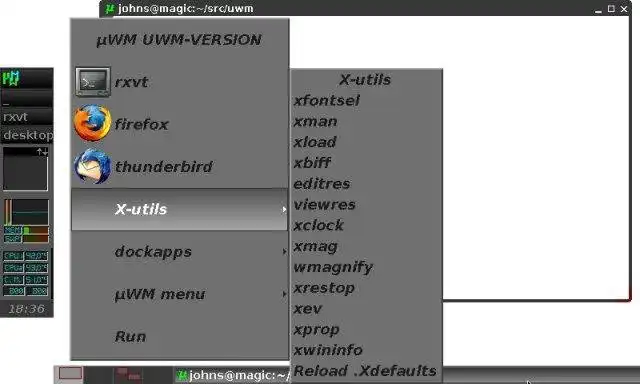 WebツールまたはWebアプリをダウンロードするµwm-（uwm）µ Window Manager