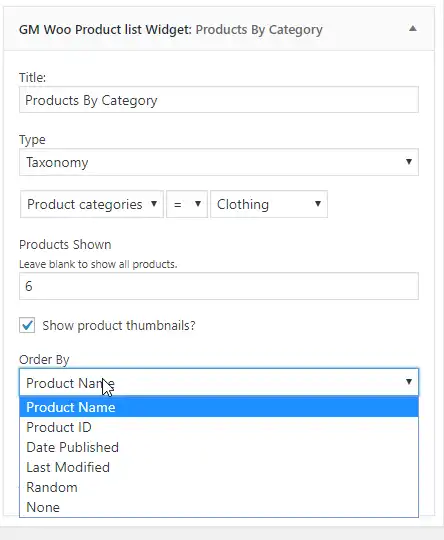 Download web tool or web app Woocommerce Product List Widget