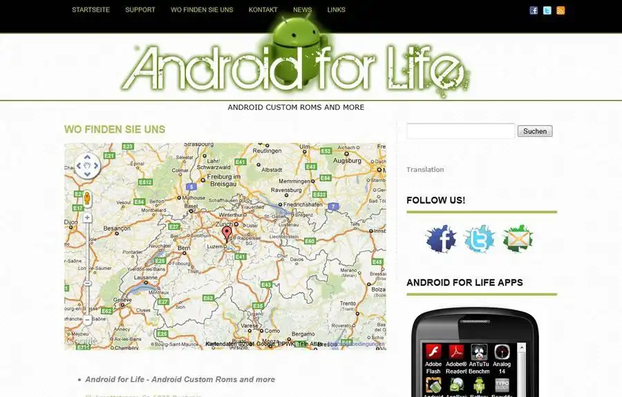Download web tool or web app Wordpress Android Theme