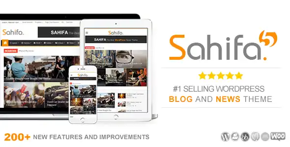 Скачать веб-инструмент или веб-приложение WordPress Sahifa 5.9.1 Theme