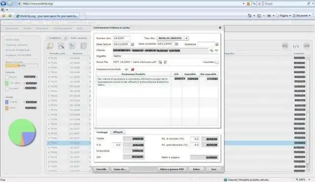 הורד כלי אינטרנט או אפליקציית אינטרנט WorkCity - Fatturazione elettronica