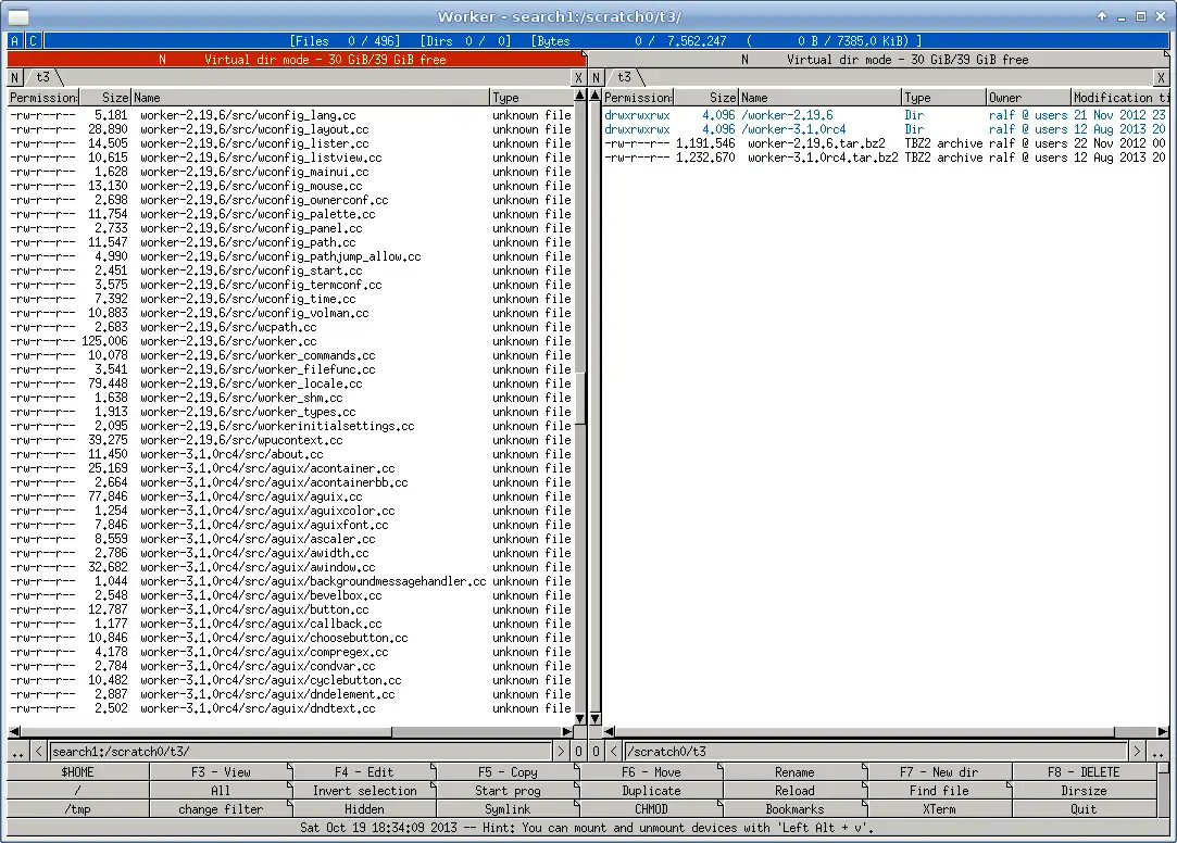 Web ツールまたは Web アプリ Worker File Manager をダウンロードする