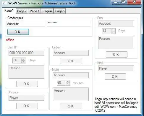 Download web tool or web app WOW GM Tool by OdinSoft to run in Windows online over Linux online