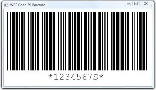 Scarica lo strumento Web o l'app Web WPF Barcode Software