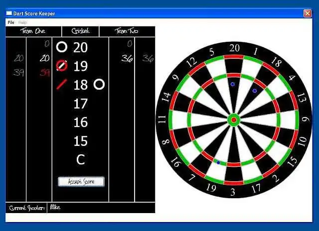 Download web tool or web app WpfDarts to run in Windows online over Linux online