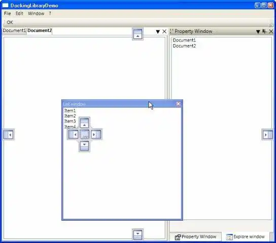 Laden Sie das Webtool oder die Web-App WPF Docking Library herunter