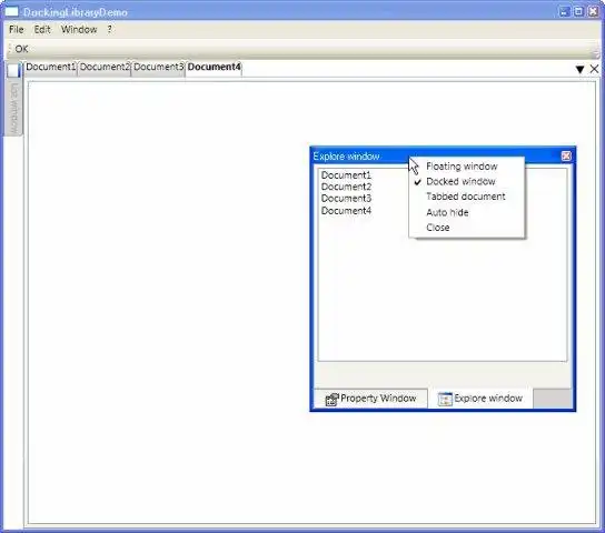 Download web tool or web app WPF Docking Library